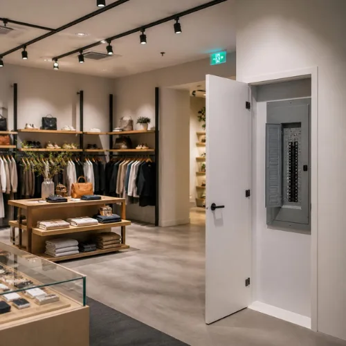 Instal·lació elèctrica per a negoci comercial