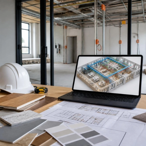 Col·laboració amb arquitectes en projecte comercial